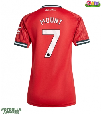 Manchester United Mason Mount #7 Hemmatröja Kvinnor 2025-26 Kortärmad